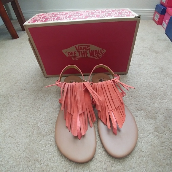 vans fringe sandals